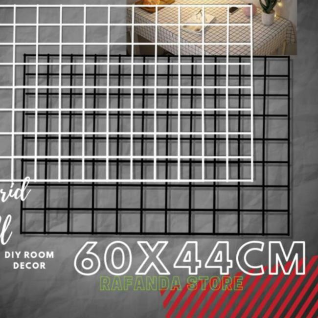 ← Wall grid 60x44cm ram besi bingkai poto hiasan dinding dan gantungan aksesoris ♙