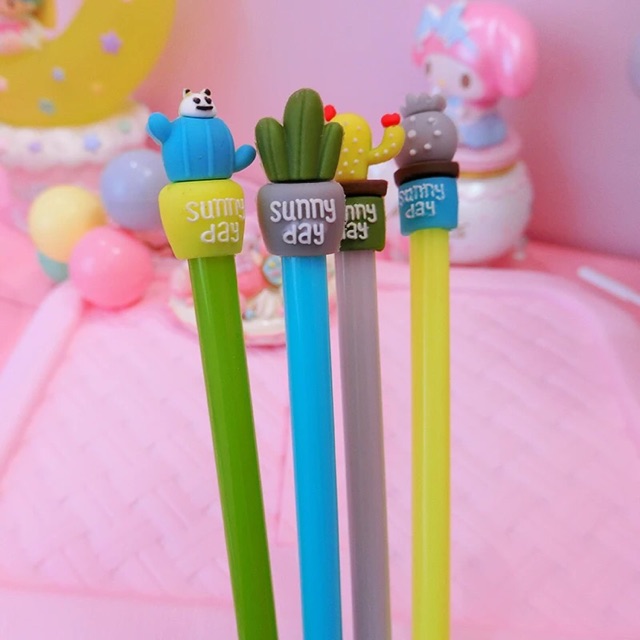 

4pcs /12 pcs pen cactus sunny dah