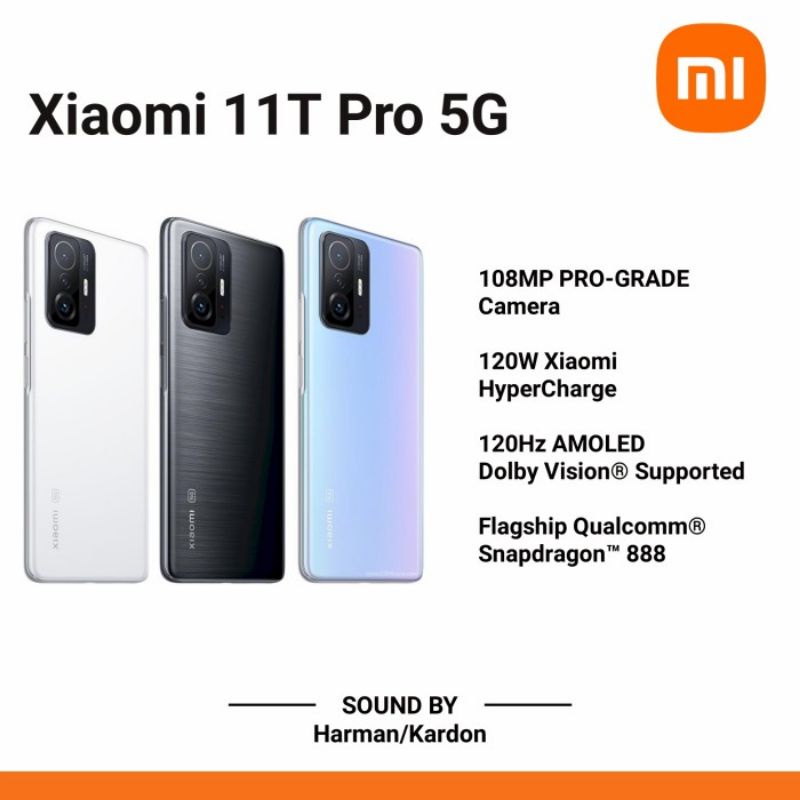 Xiaomi Mi T11 Pro 5G 8/128gb Garansi Resmi 