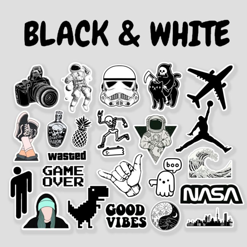 

Stiker Black And White Waterproof High Quality | Stiker Aesthetic | Stiker Hitam Putih | Sticker Black And White | Stiker Hp | Stiker Case Hp | Stiker Laptop | Stiker Tumblr | Stiker Dinding | Sticker Bv | Stiker Motor | Stiker Koper | Sticker Bnw