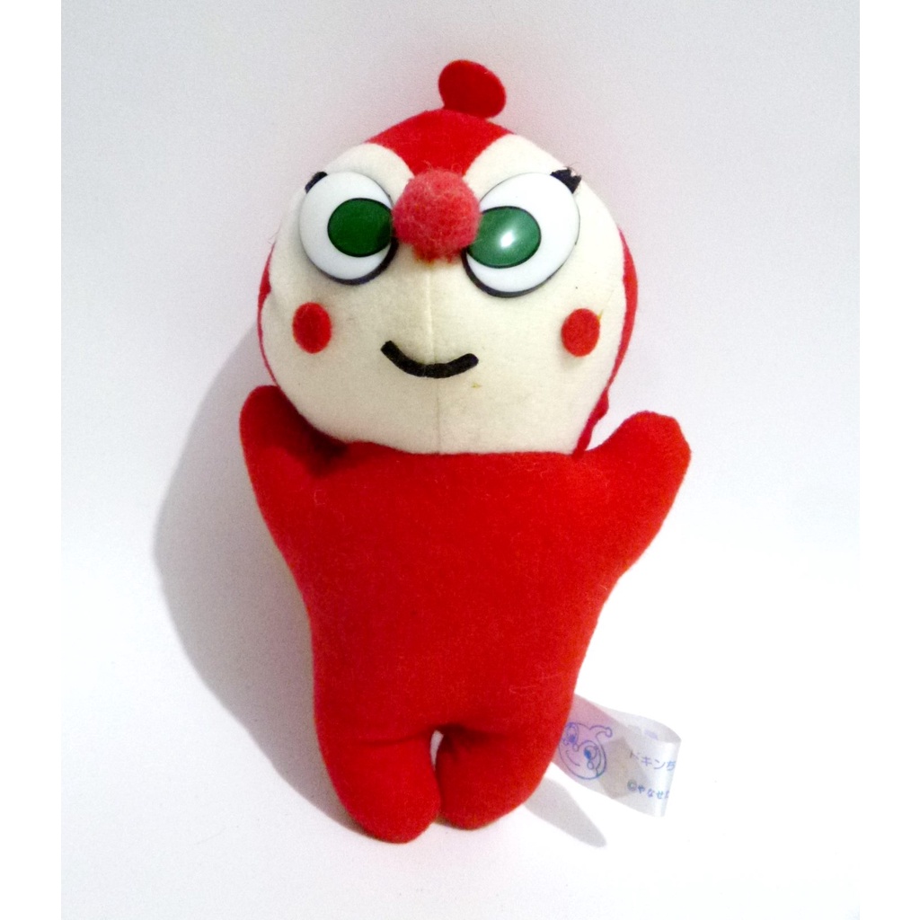Boneka Dokinchan Anpanman Original SEGA 1990 Vintage Plush Doll