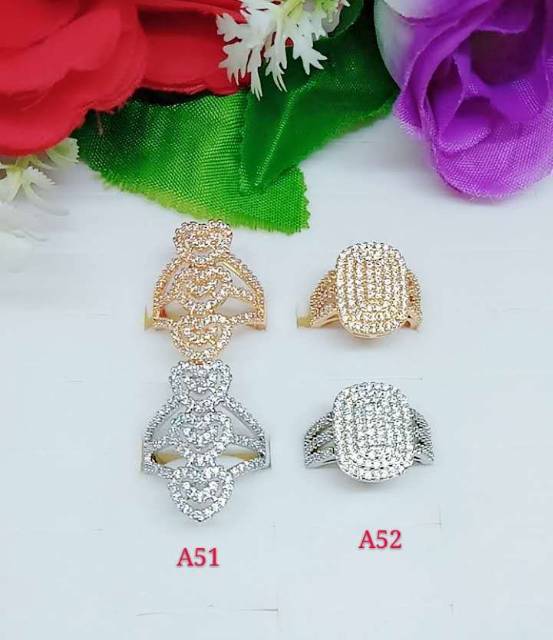 Cincin xuping Permata A 51&amp;52