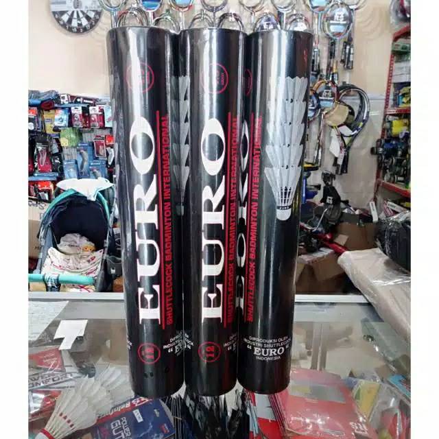 Shuttlecock badminton euro hitam