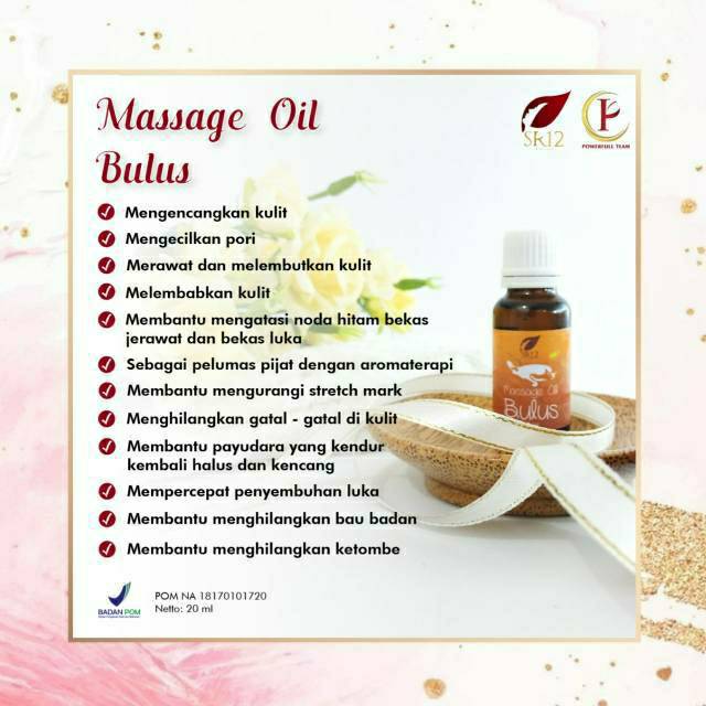 Minyak bulus SR12 Original penghilang bekas luka obat gatal pengencang pembesar payudara mrP