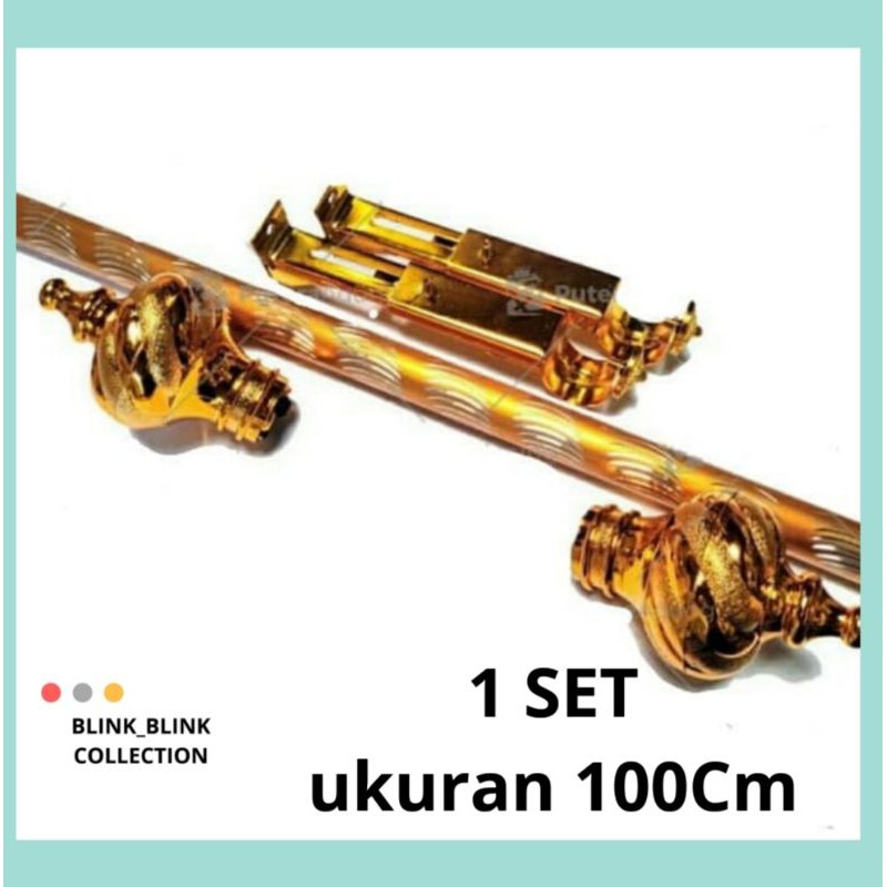 TIANG GORDEN 1 METER / 1 SET TIANG GORDEN /BISA COD