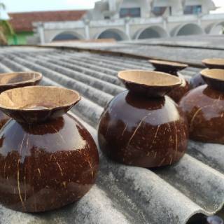 Mangkok unik tempurung kelapa mangkuk batok menarik murah Mangkok unik tempurung kelapa mangkuk batok menarik murah