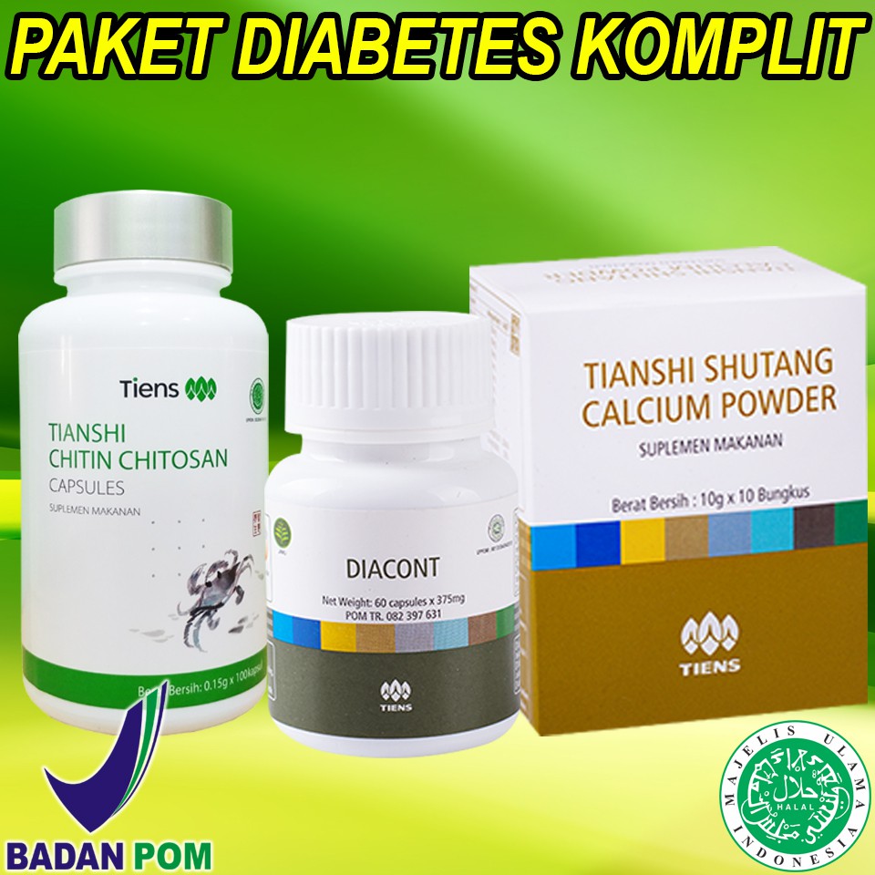 Paket Diabetes Komplit Tianshi Tiens Mengatasi Kecing Manis ProdukTiensID