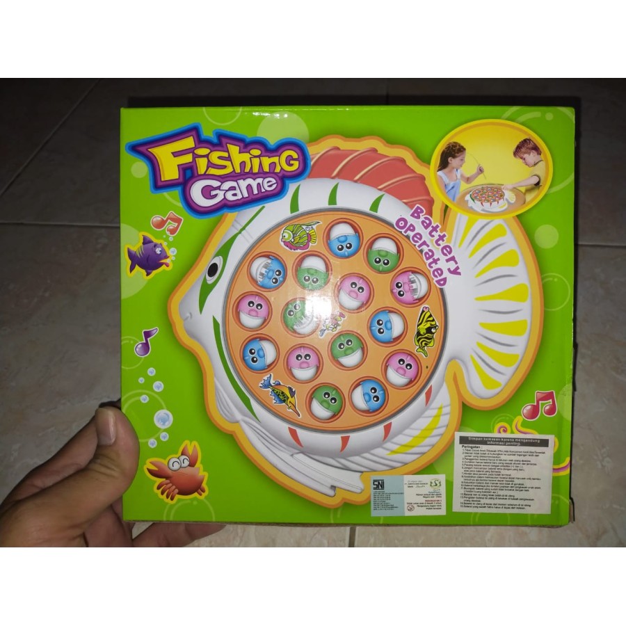 Mainan Pancing Ikan Besar Anak - Fishing Games Magnet Edukasi bentuk