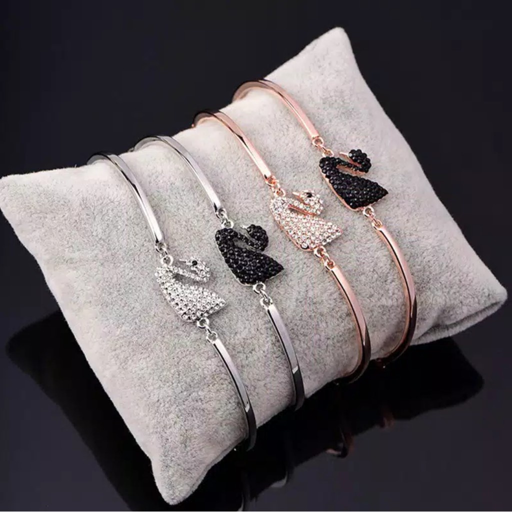 Gelang Tangan Titanium Energi Magnetik Berlian Paku Angsa Dalika