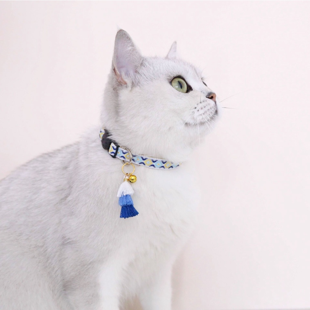 ★〓YUFeiPet〓★New Hot Pet Collars Cat Collar Breakaway Buckle Dog Collar Bells Pet Supplies Tassels Bell Pet Accessories