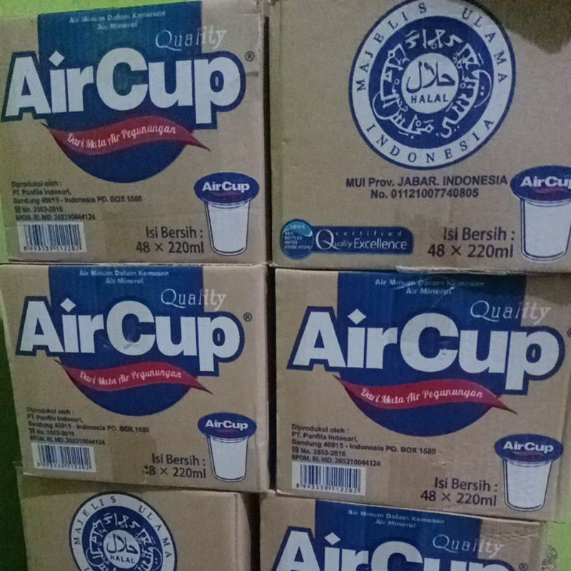 Jual Air Mineral Gelas Merek Air Cup Satu Dus Shopee Indonesia 4227