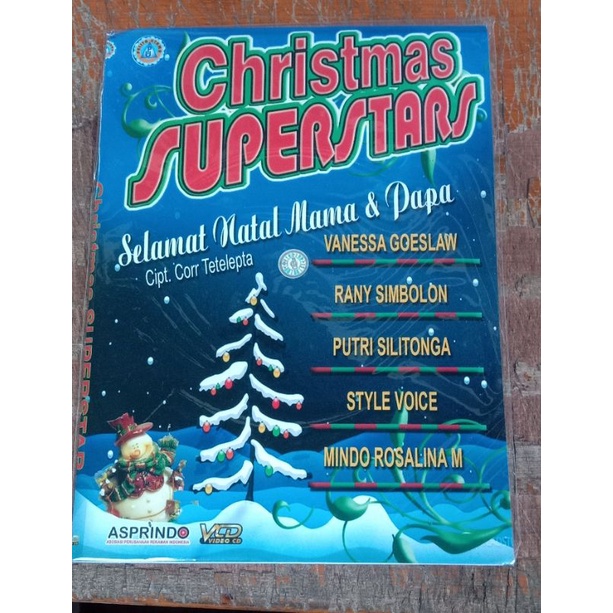 Kaset Vcd Original lagu Natal ( chrismast superstar)