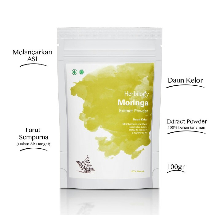 

Herbilogy Moringa (Daun Kelor) Extract Powder 100gr