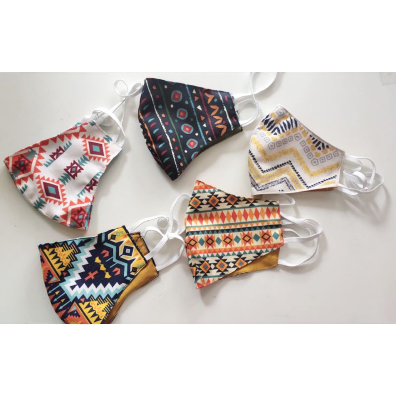 MASKER KAIN PRINT CUSTOM MOTIF