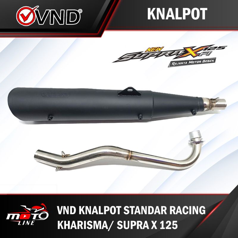 Knalpot VND Kharisma/Supra X 125 Standart Racing
