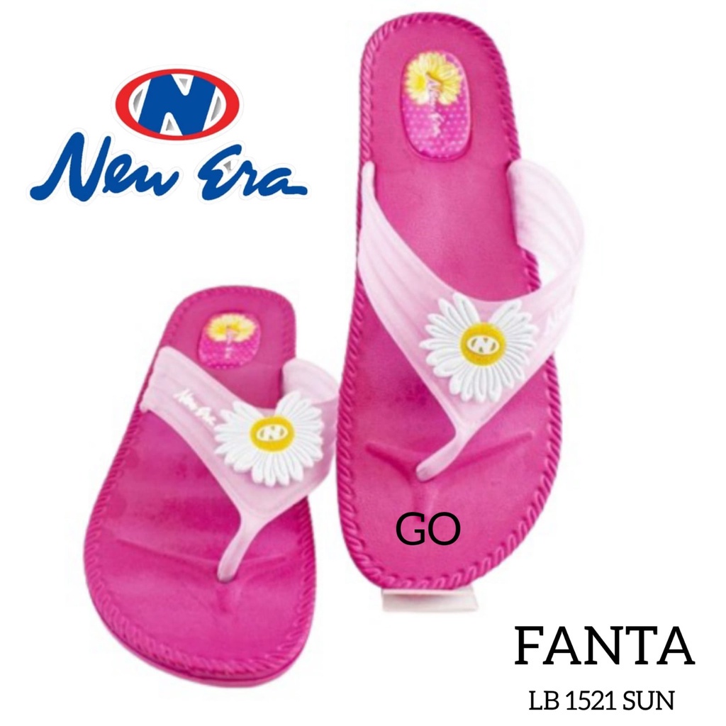 BB NEW ERA LB E 1521 SUN &amp; LB E 9010 Sandal Jepit Wanita Sendal Karet Original