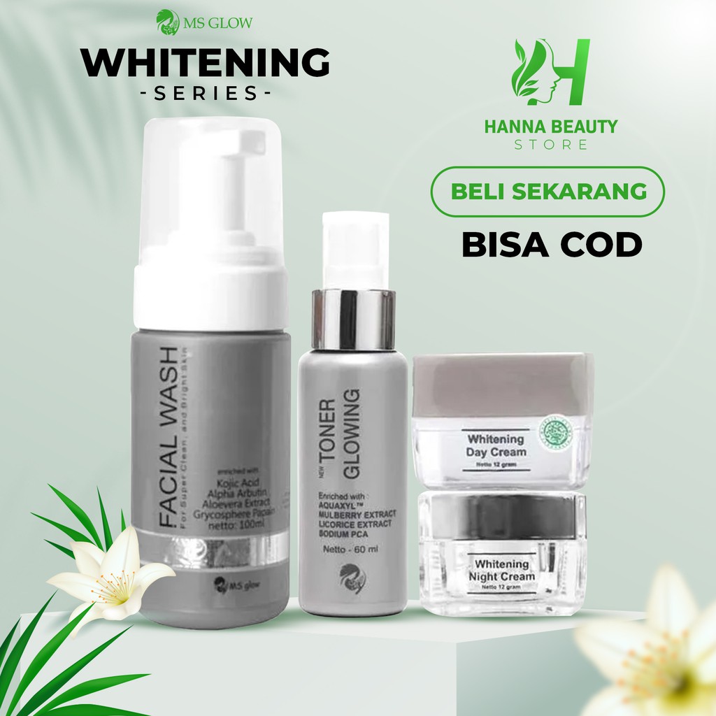 MS Glow Paket Whitening Series Aman BPOM Bersertifikat HB1