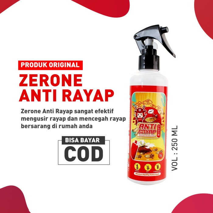 ZERONE ANTI RAYAP OBAT RAYAP KAYU PEMBASMI RAYAP KAYU PENGUSIR RAYAP