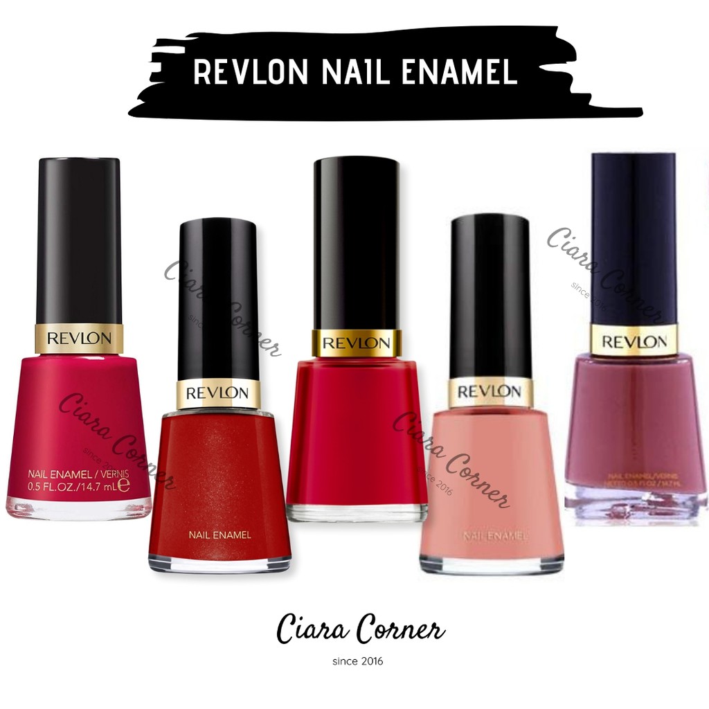 Revlon Enamel Nail  Polish  Cat  Kuku  Shopee Indonesia