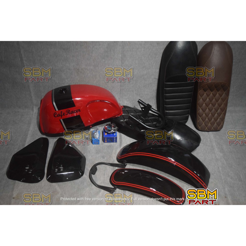 PAKET JAPSTYLE CAFERACER PREMIUM SCORPIO MEGAPRO MONO TIGER THUNDER