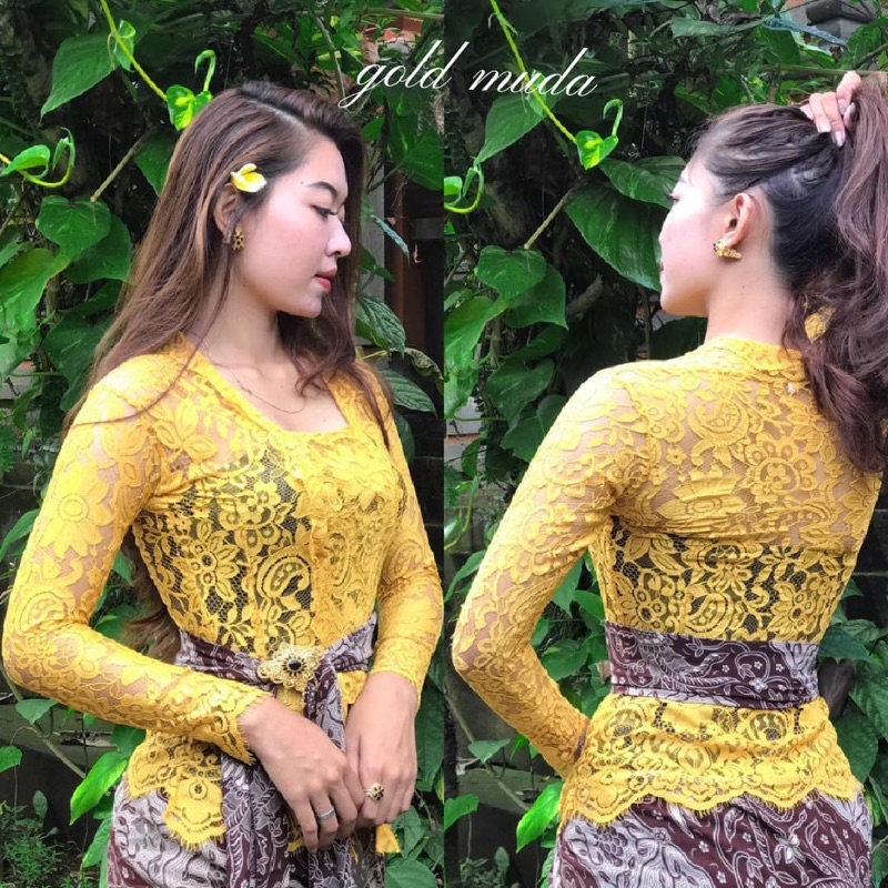 kby jadi bahan semi prancis#kebaya bali