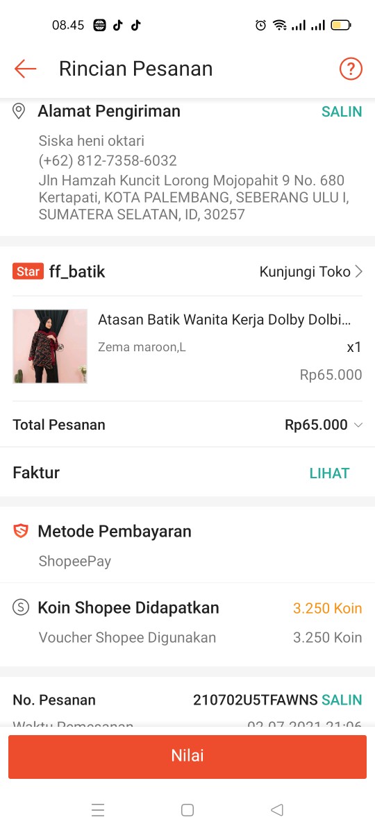 Atasan Batik Wanita Kerja Dolby Dolbi Dobby Doby Modern Dan Terbaru 2020