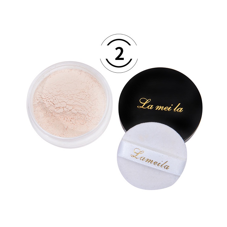 LAMEILA BEDAK PENGONTROL MINYAK LAMEILA LOOSE POWDER KODE 3580