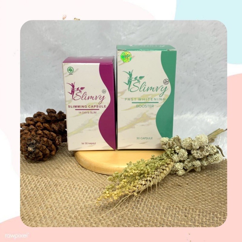 Paket SLIMVY pelangsing & SLIMVY fast whitening