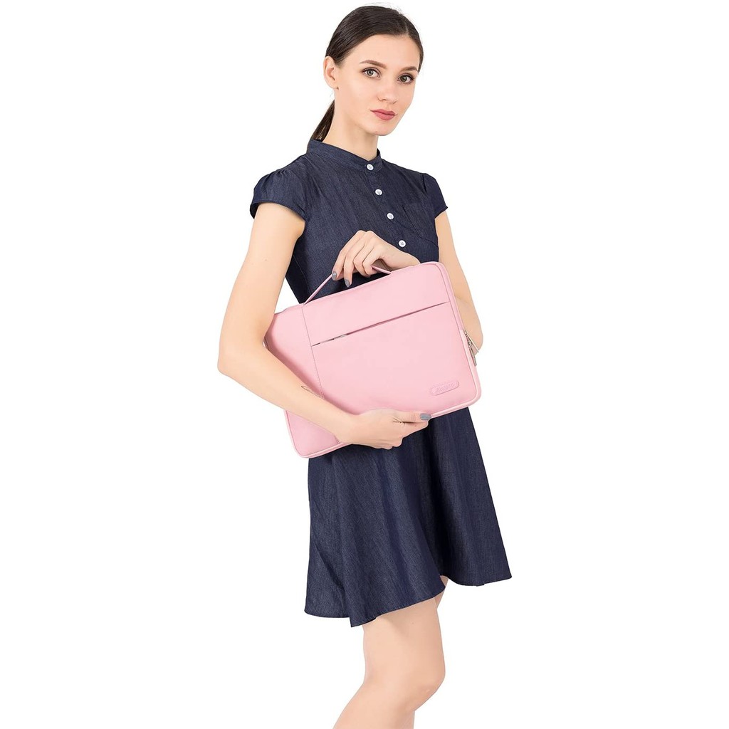 Tas Laptop Sofcase Sleeve Mosiso Handstrap Shockproof 13 14 15 16 inch