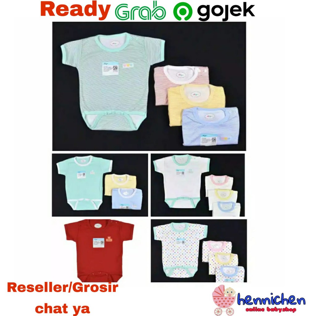 MIYO Jumper SEGITIGA KODOK Pendek Miyo Newborn MOTIF LENGKAP