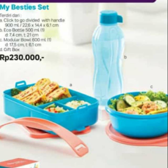 My besties set tupperware