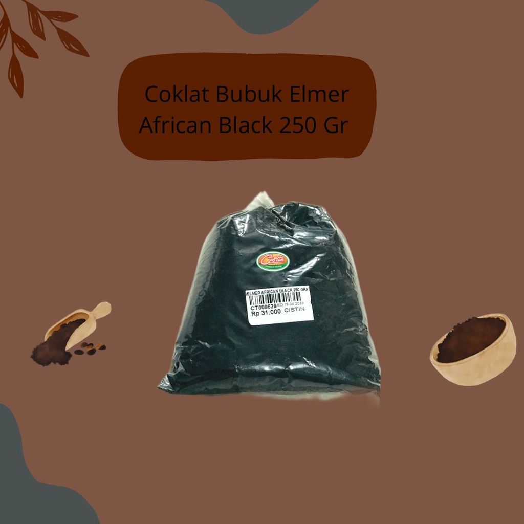 

Coklat Bubuk Elmer African Black 250g