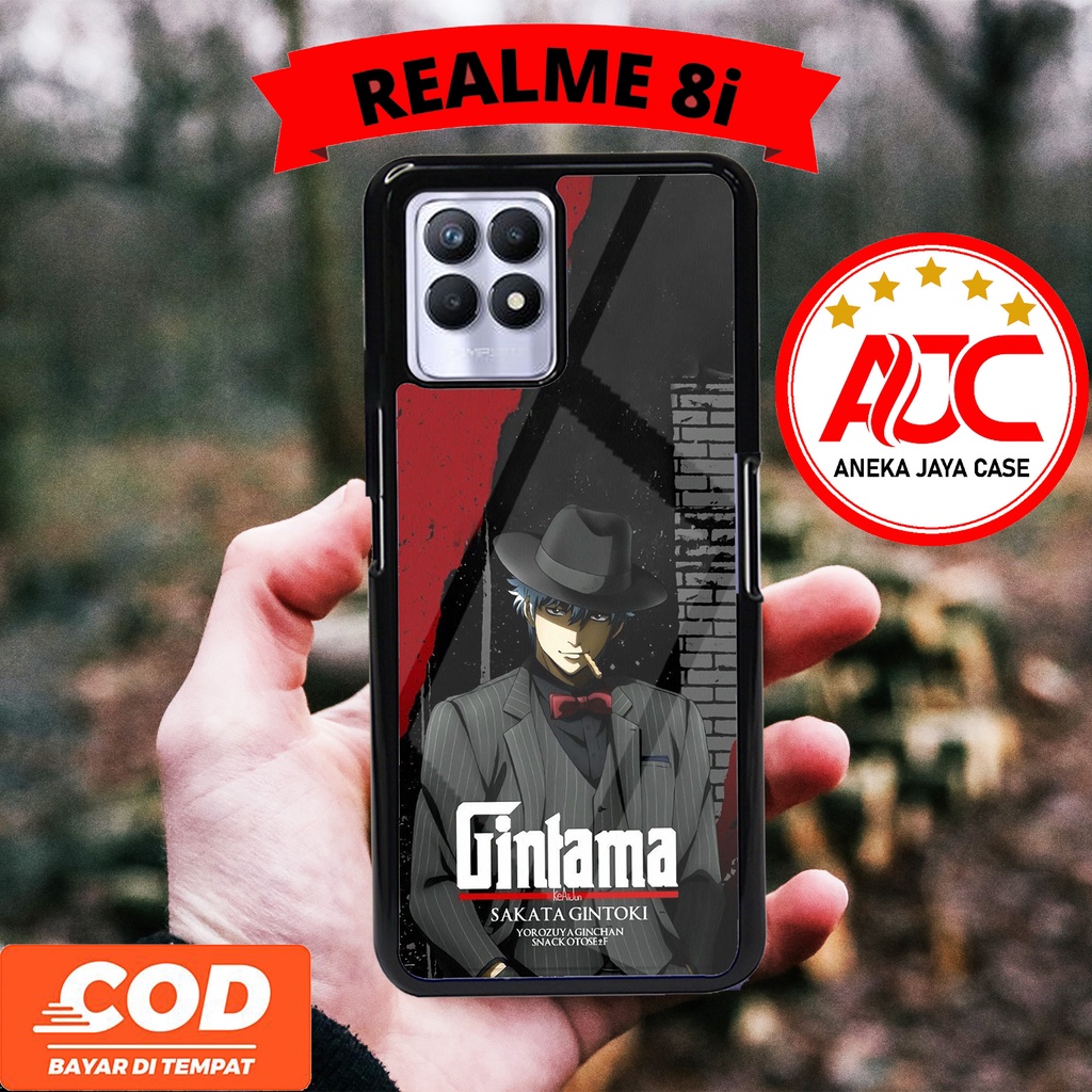 Case REALME 8i Casing REALME 8i Motif ANIME GINTAMA Aneka case Casing aero Sofcase Case hp Casing hp
