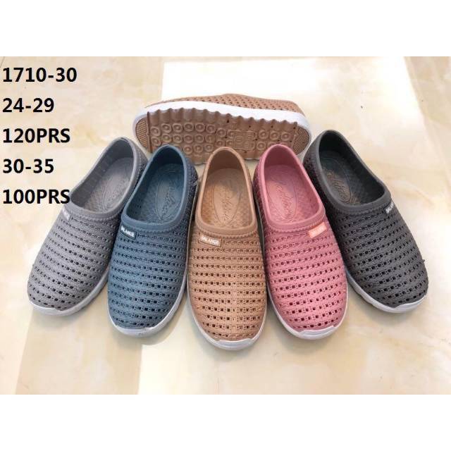 sepatu slip on karet balance 1710  - slip on anak perempuan