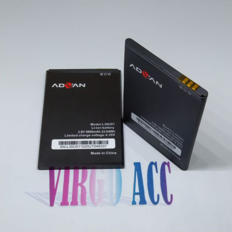 Baterai Batre Battery Advan Nasa Plus L30U01 Original Battery Hp