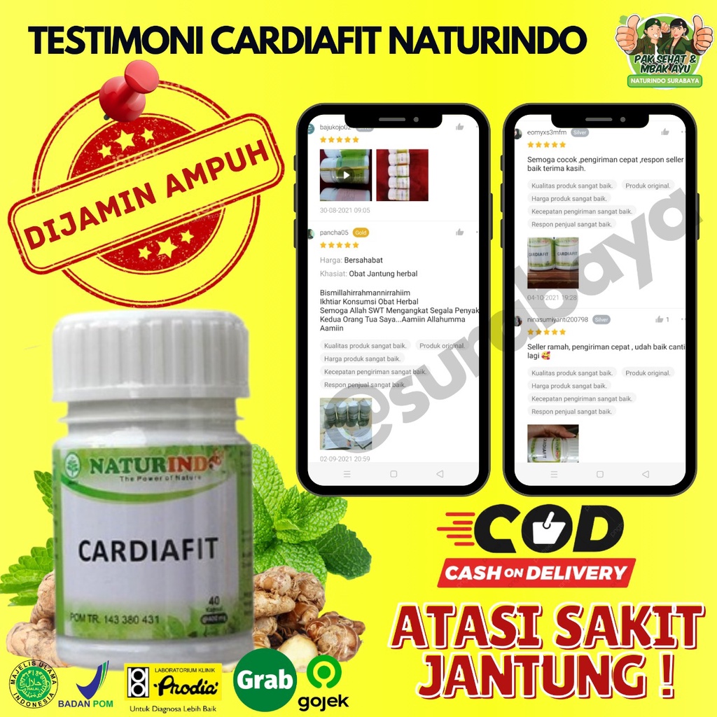 Obat Jantung Koroner Obat Jantung Lemah Telapak Tangan Berkeringat Obat Jantung Herbal Jamu Jantung Sesak Nafas Obat Herbal Perawatan Jantung Jantung sering Berdebar Nyeri Dada sebelah Kiri Tradisional BPOM CARDIAFIT Naturindo Surabaya-8