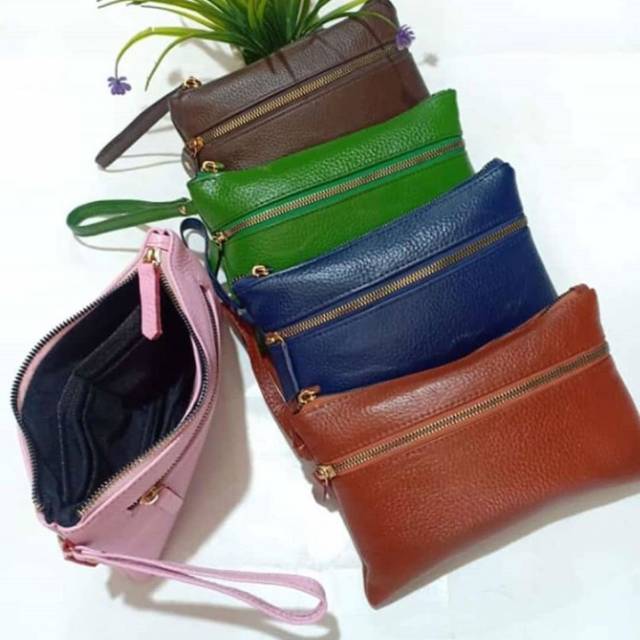 POUCH WANITA PAPIRUT DOMPET KULIT WANITA ORIGINAL ASLI 