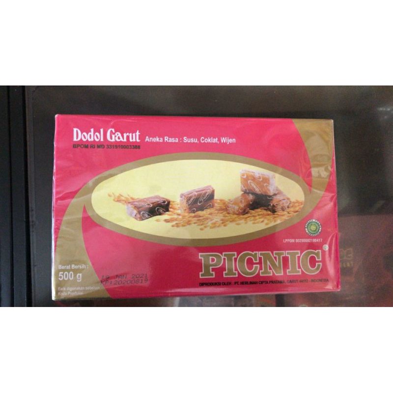 Dodol Garut Picnic 500Gr Oleh Oleh Bandung