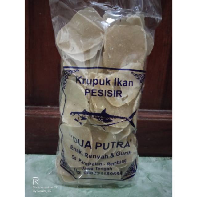 

Krupuk ikan khas Rembang, Jawa tengah, Berat 250gr