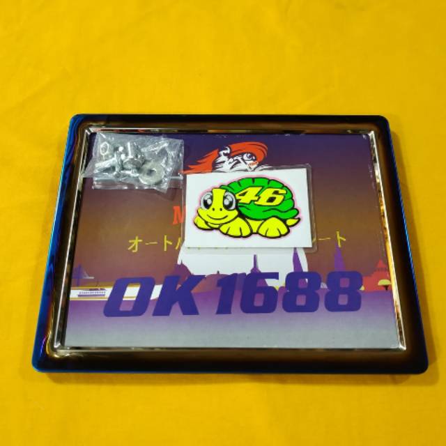 Bingkai plat nomor 2tone thailand new motif