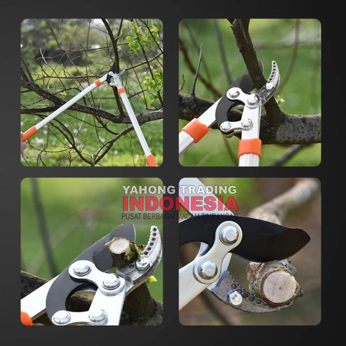 Gunting Pemotong Dahan Ranting Pohon Telescopic Adjustable