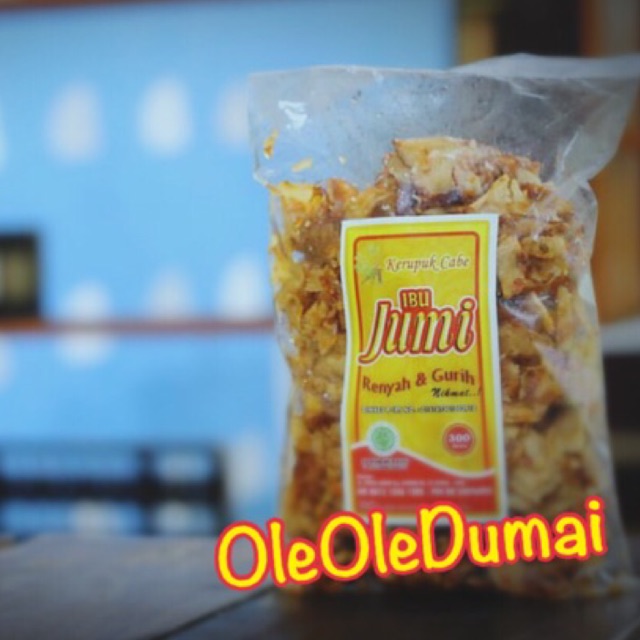 

Kerupuk / Keripik Cabe Ibu Jumi Dumai