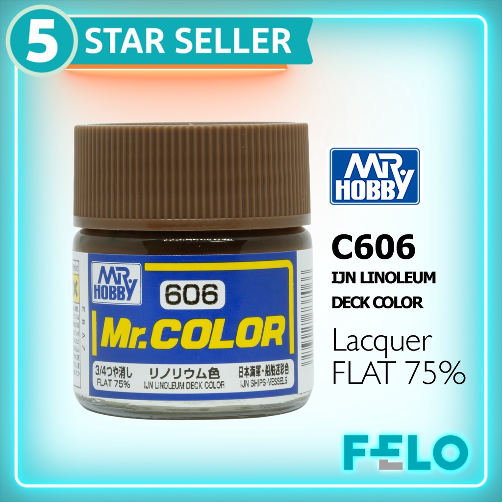 CAT GUNDAM - MOKIT MR COLOR C606 IJN LINOLEUM DECK COLOR / MR HOBBY C 606