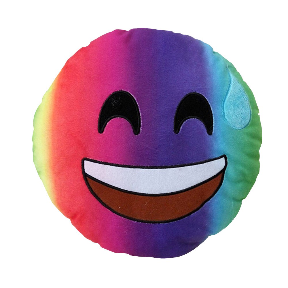 Bantal Boneka Plush Bentuk Emoji Wajah Tersenyum Shopee Indonesia