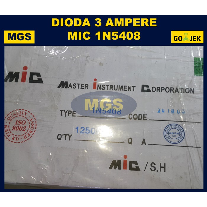 100Pcs Dioda 3A 1N5408 MIC