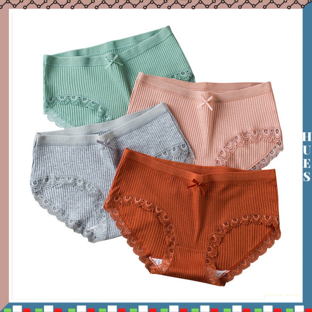 HUES.ID CD imut fashion Undies Celana Dalam Wanita Polos high quality katun import CD 2019