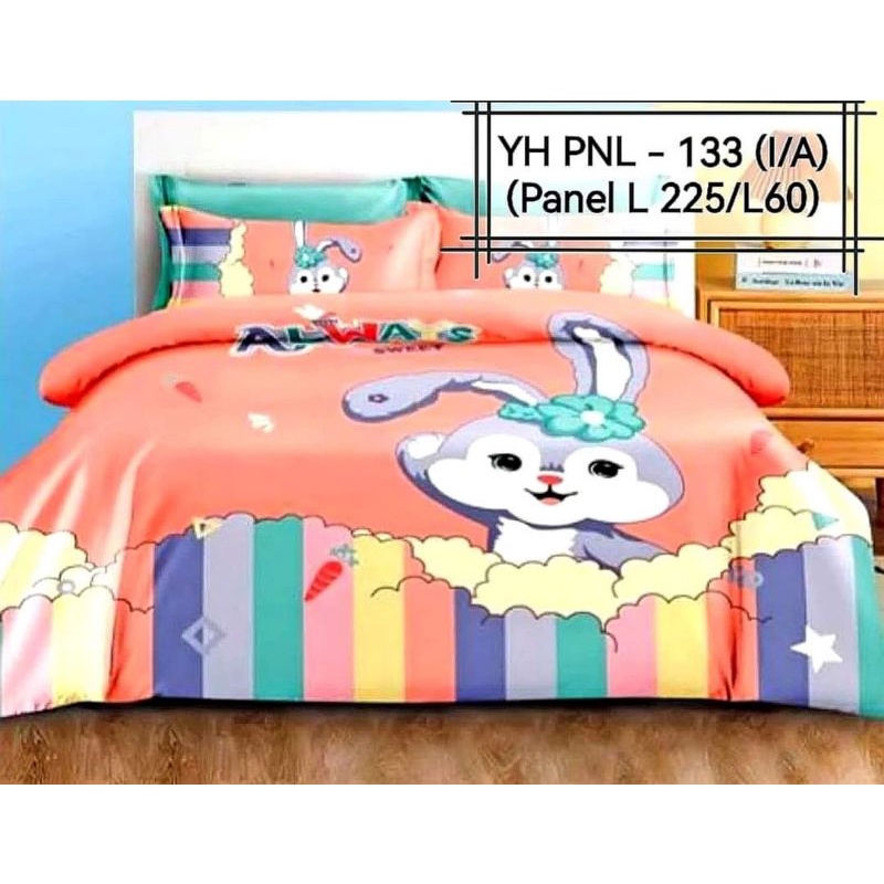 ✨RUMAH SPREI MEDAN✨ ✔NEW‼ SPREI KATUN JEPANG IMPORT PANEL MOTIF BUNNY/SPREI ANAK/SPREI CARTUN/SPREI 