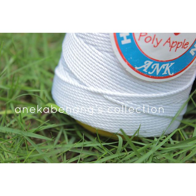 Benang Rajut Poly Apel / Apple Yarn - 1801 ( Putih )