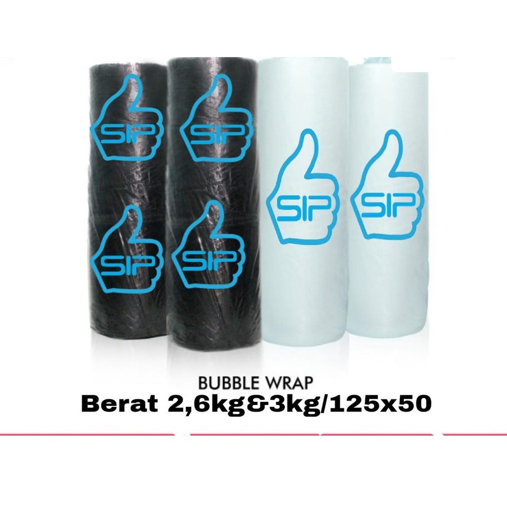BUBBLE WRAP MERK SIP UKURAN 50MX125CM
