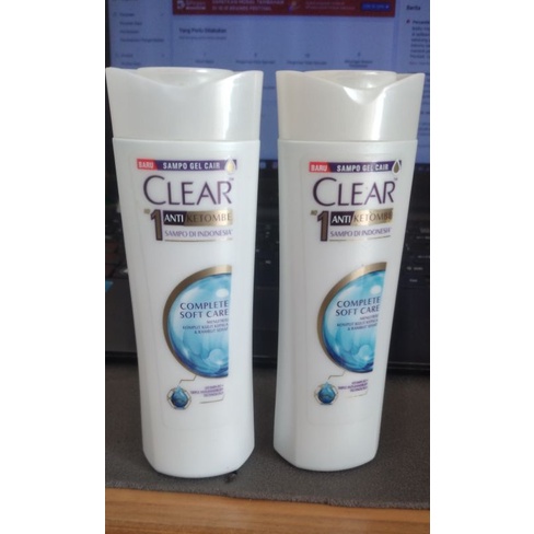 shampo clear anti ketombe complete soft care 70ml